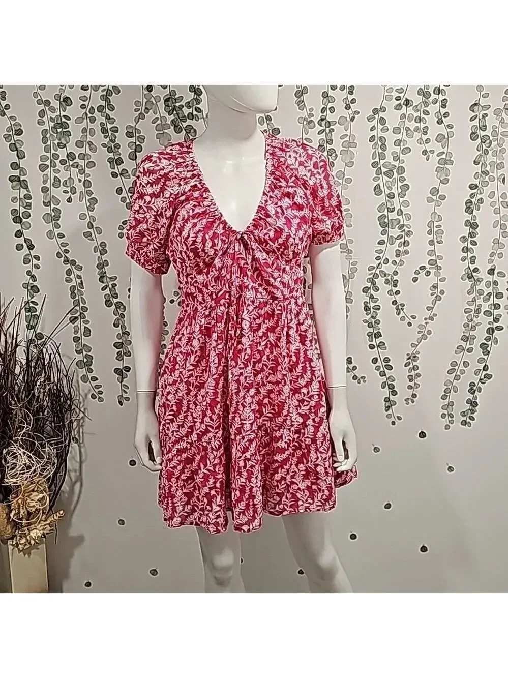 Nwot BANJANAN Artemis Dress In Shadow Bloom Paradise